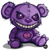 Creepy Purple Plushie