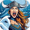 Proud Viking Germanin Shieldmaiden