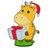 Giraffe Christmas Package
