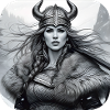 Fière Viking Germanin Shieldmaiden
