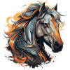 Portrait de cheval