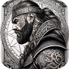 Proud Viking Warrior Germanic