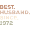 Bester Ehemann seit 1972 Jubiläumsgeschenk