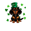 Teckel St Patrick’s Day Shamrock