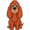 Relaxed Sussex Spaniel Dog Art