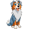 Australian Shepherd Funny - Art Drawing