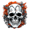 Skull / Skull / Skeleton / Gothic / Tattoo