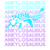 Ankylosaurus Dinosaur Retro