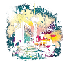 Berlin Paint Splash Skyline
