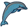Dolphin embroidered