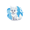 Cute arctic fox gift