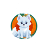 Cadeau mignon renard arctique