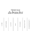 Nimm was Du brauchst