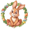 Frohe Ostern illustration