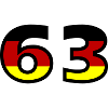 63 Numéro Allemagne Jersey
