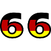 66 Numéro Allemagne Jersey