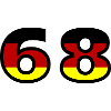 68 Number Germany Jersey