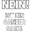 NEIN Spruch