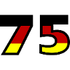 75 Numéro Allemagne Jersey