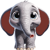 Cute Elephant Art Design