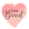 Team Braut-Herz! Personalisierbar
