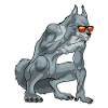 Werwolf Halloween Sonnenbrille