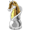 Pferd Schachfigur Springer Schach