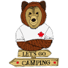 Canadian Camping bear