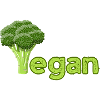 Vibrant Vegan Broccoli Logo