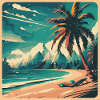 Palmenzauber: Sommer-Strandshirt