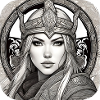 Proud Viking Germanin Shieldmaiden