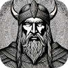 Fier guerrier viking germanique