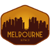 Melbourne Skyline Badge