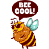Bee cool - Funny bee