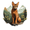 Chat d’Abyssinie Abessinierkatze