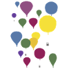 Bunte Ballone