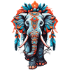 Elephant Spirituel Mandala Dream Catcher Design