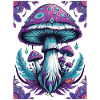 Spiritual Mushroom Mandala Enlightenment