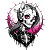 Cat-Girl Skull // Skull FS0042