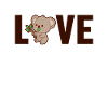 Koala Love Koalabear Phascolarctos Cinereus