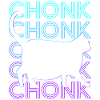 Chonk Cat Meme Retro