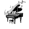 Herzschlag Piano Klavier Herzfrequenz