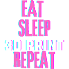 Eat Sleep 3DPrint Repeat