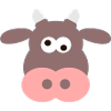 Funny Cow Head