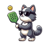 Pickleball Player Cat Lovers Funny