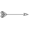 Arrow with heart