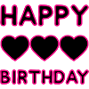 HAPPY BIRTHDAY. ANNIVERSARY.