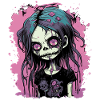 Zombie Emo Fille
