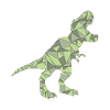 TREX Geometric Dinosaur