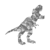 Geometrischer TREX-Dinosaurier